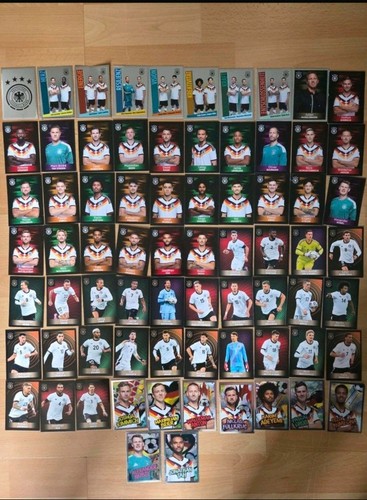 Alle edeka dfb sammelkarten - 72,