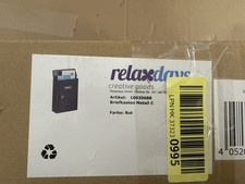 Relaxdays Briefkasten rot