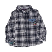 Sergent Major, Hemd, Größe: 74, Blau/Weiß, Baumwolle, Glencheck, Flanell #Mbs