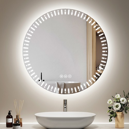 Led badspiegel rund - led,