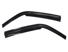 SCHWARZ 2x FENSTER WIND REGEN