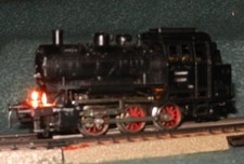 Güterzug: Tenderlok, Güterzug, Anlage mit Weichen  