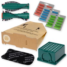 30 Beutel 30 Duft 2 Filter 2 Bürsten für Vorwerk Kobold VK 130 131 kompatibel