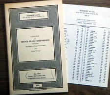 Catalogue of French Glass