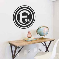 Wandtattoo Fortuna Düsseldorf Logo einfarbig Wandbild Wandsticker Wandaufkleber