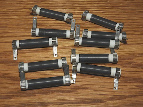 10x vintage draht widerstand - 10x, draht-widerstand