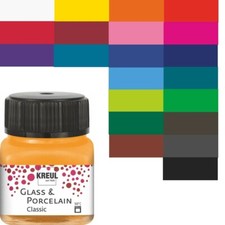 (€139,50/l) 20 ml Glas- und Porzellanfarbe KREUL deckend/transparent Porzellan