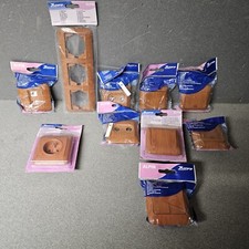 Kopp Alpin Konvolut 15 Teile Telefonsteckdose TV Schalter Rahmen Eiche 