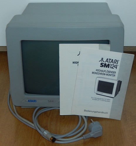 Atari sm124 monochrom - atari,