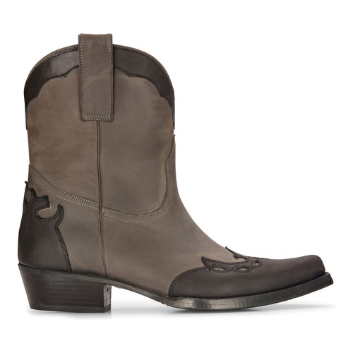 Herren leder western stiefel - leder,