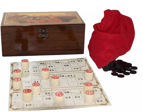 Russisches lotto loto - lotto, spielset
