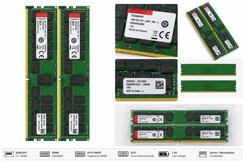 Kingston 32gb ddr4 2400 - 2400, mhz