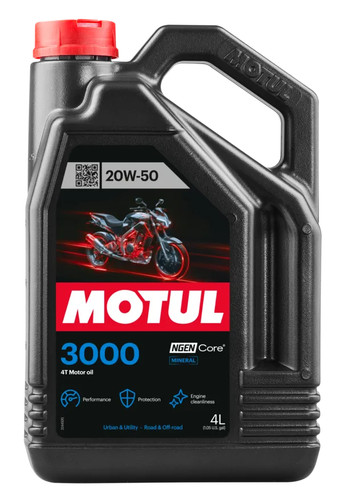 Motoröl motul 3000 20w - 4l,