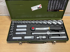 Proxxon 23000 Steckschlüsselsatz Nusskasten mit 12,5mm (1/2") Ratsche 29teiliges