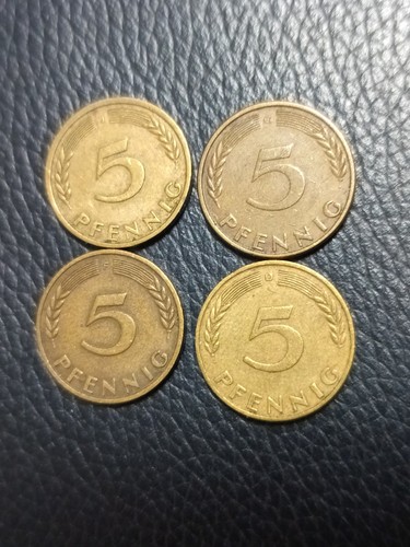 Pfennig brd 1950 g j - 1950, d,f,g,j