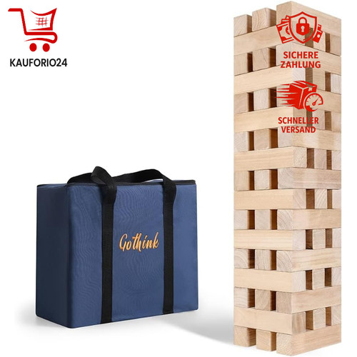 Wackelturm spiel holz 51pcs - spiel,