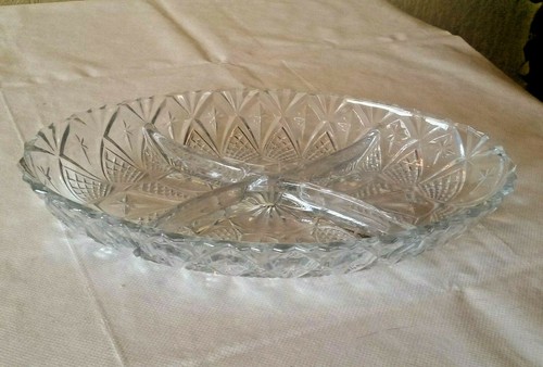 Ovale kristall glasschale - ovale,