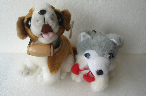 Husky und bernhardiner - und, mit