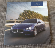 MASERATI GHIBLI Limousine  S Q4 Diesel Prospekt Broschüre  2014 englisch