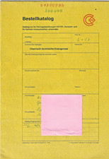 Bestellkatalog Chemisch-technische Erzeugnisse mit EVP, DDR
