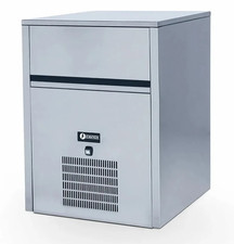 Gastro Eiswürfelbereiter Eismaschine Eiswürfelmaschine Edelstahl 25kg/24h