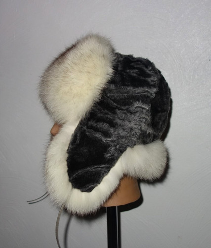 Polarfuchs pelz mütze fuchs - mütze,