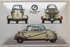 Blechschild 40 x 30 cm Auto Messerschmitt KR 200