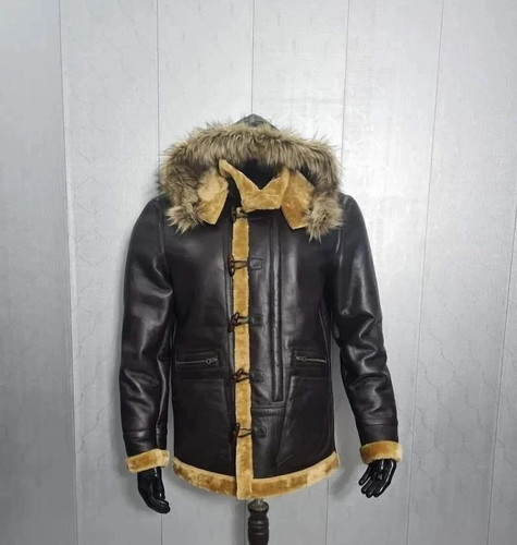 Herren schaffell lederjacke - schaffell,