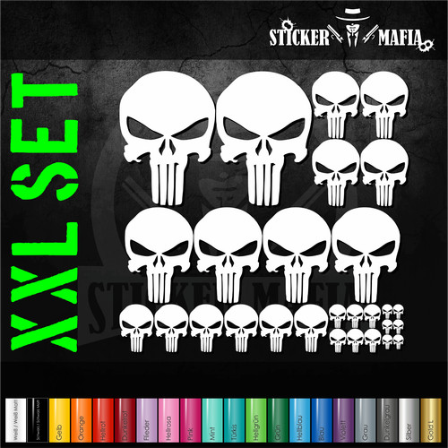 Aufkleber punisher xxl - xxl, set