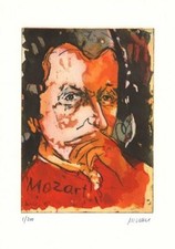 Farbradierung Armin Mueller