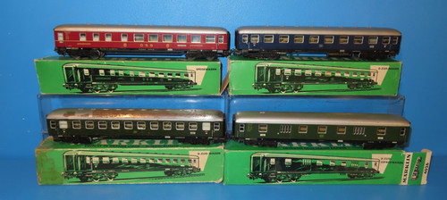 Märklin blech - 4x,