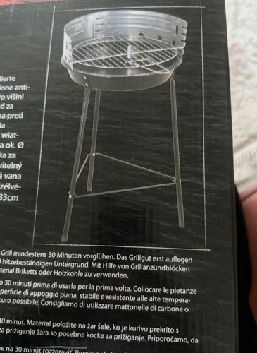 Bbq grill holzkohlegrill 33cm - bbq,