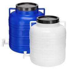 Garronda 60 Liter BPA-freies Fass mit Deckel und Hahn Weithalsfass Zapfhahn