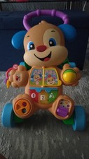 Interaktiver Fisher-Price Lernspaß Hündchen Walker - Lauflernhilfe & Spielcenter