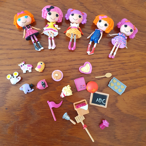 Mini lalaloopsy puppen mit - 5x,