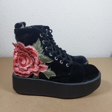 TUK Flower Floral Schwarz
