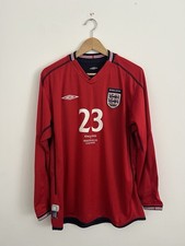 England 2002 Auswärts Langarm