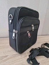 Herren Polyester Leder Umhängetasche  Schultertasche ca 18x14,5x9cm.neu