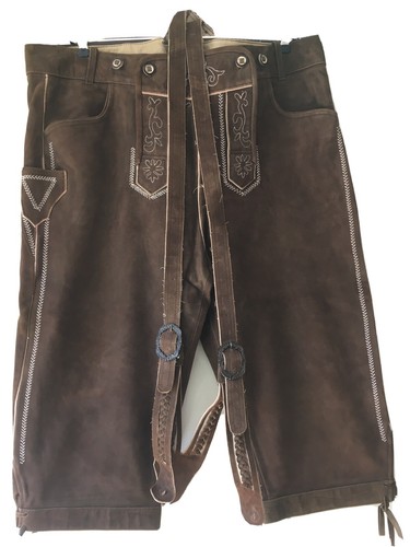 Kniebund lederhose mit - lederhose,