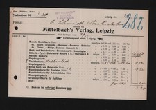 LEIPZIG, Rechnung 1914