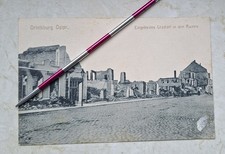 Alte Postkarte AK Ortelsburg Szczytno Ostpreußen Eingebautes Geschäft in den...