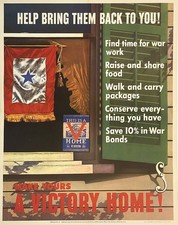 Original vintage wwii poster - wwii,
