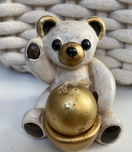 Keramikbär mit kerze von - mit, lene