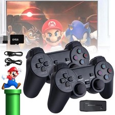 20000+ Retro Videospielkonsole 4K HD TV Spiel Stick 64GB w/2 Wireless Controller