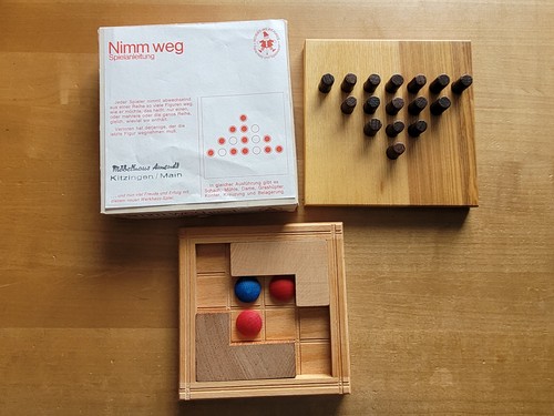 Knobelspiele aus holz - 2,