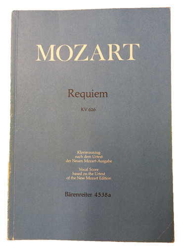 Mozart requiem 626 - "requiem", kv
