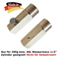 Umfüll Adapter aus großen CO2 Flasche in geeignet für 290g Wassermaxx Zylinder