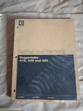 Caterpillar Baggerlader 415-428 Betriebs und Wartungsanleitung