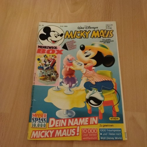 Micky maus heft - micky, 25/1989