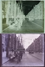 Seltenes Foto Glasnegativ -